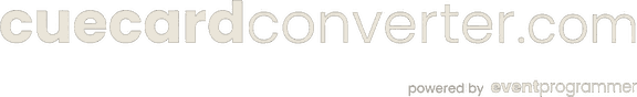 CueCardConverter